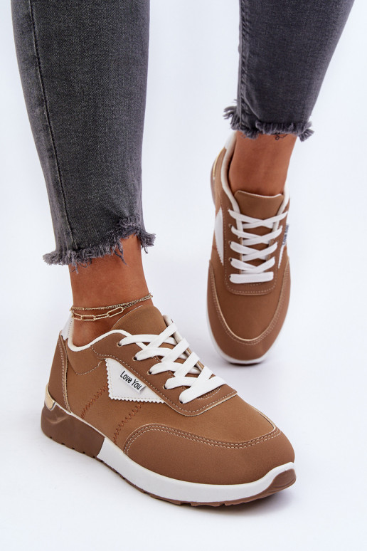 Women's Brown Sports Sneakers Vovella
