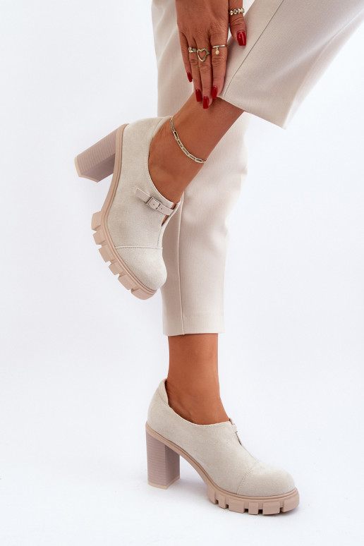 Women's High Heel Pumps Light Beige Tauina Women's High Heel Pumps Light Beige Tauina