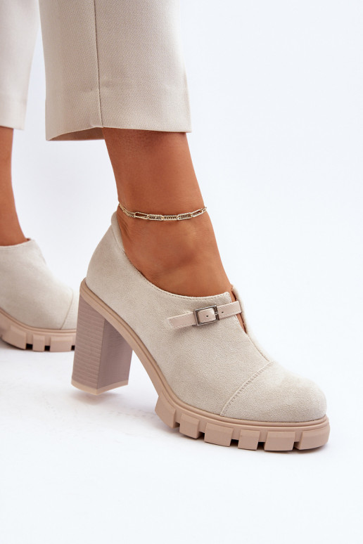 Women's High Heel Pumps Light Beige Tauina Women's High Heel Pumps Light Beige Tauina