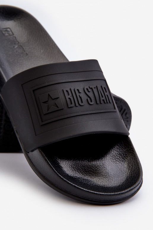 Klapki Męskie Big Star NN174649 Czarne