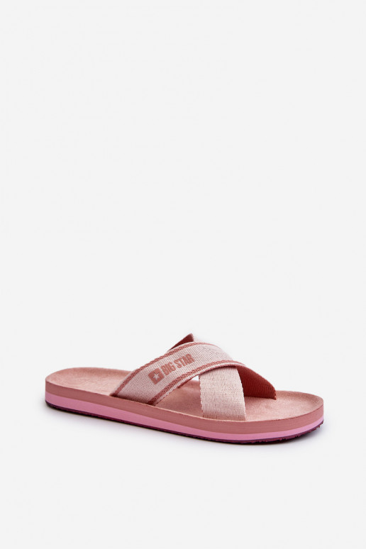 Women's Flip Flops Big Star NN274A058 Pink