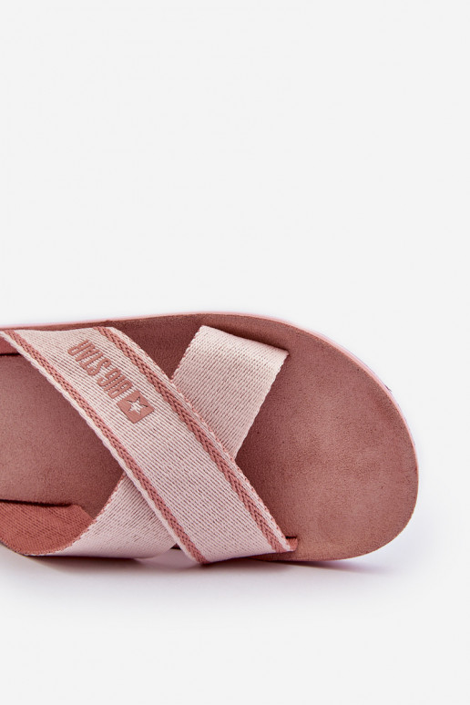 Women's Flip Flops Big Star NN274A058 Pink