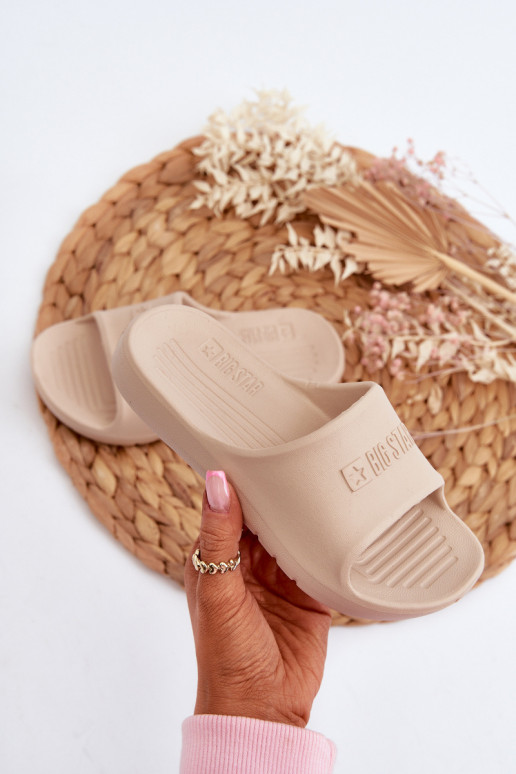 Lightweight Foam Children's Slippers Big Star NN374559 Beige Lightweight Foam Children's Slippers Big Star NN374559 Beige