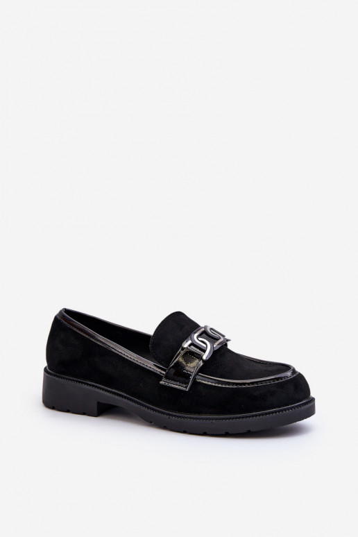 Zamszowe Mokasyny Damskie S.Barski HY3350A