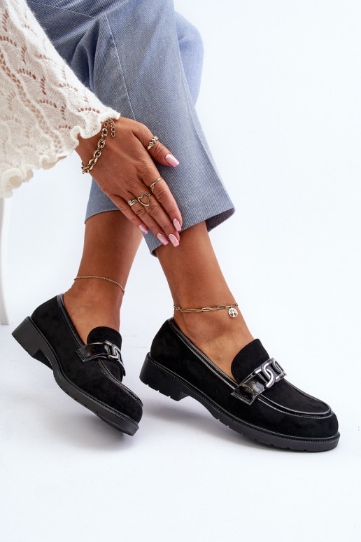 Women's Suede Moccasins S.Barski HY3350A