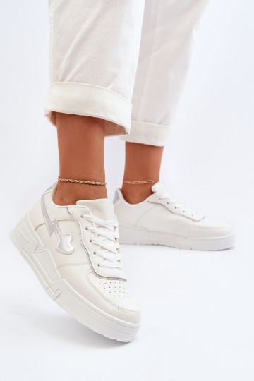 Women's Platform Sneakers White Zeparine 2