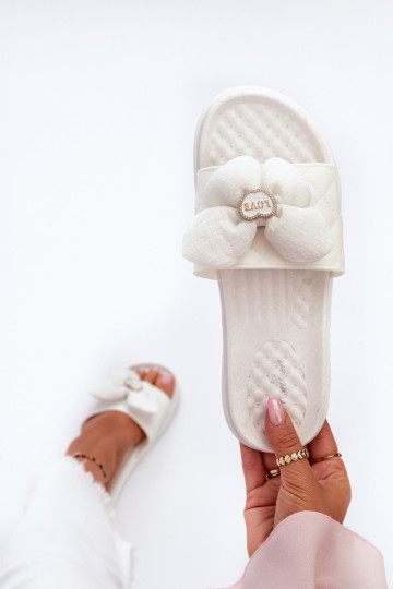Women's Grey Sandals with Decoration on Low Platform Cedrella 2