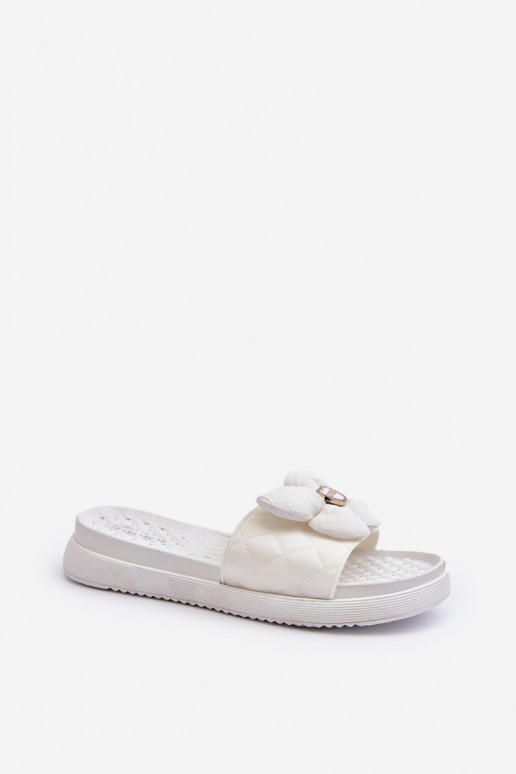 Women's Grey Sandals with Decoration on Low Platform Cedrella Women's Grey Sandals with Decoration on Low Platform Cedrella