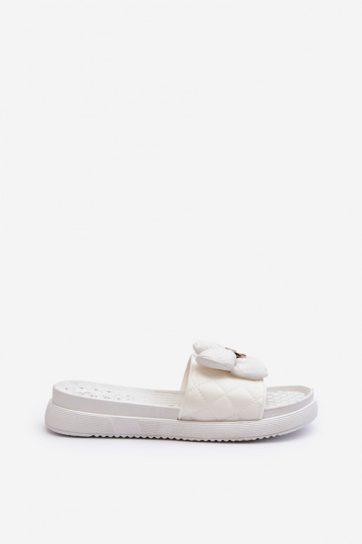 Women's Grey Sandals with Decoration on Low Platform Cedrella Women's Grey Sandals with Decoration on Low Platform Cedrella