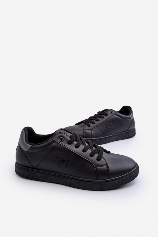 Low Men's Sneakers Eco Leather Big Star NN174284 Black
