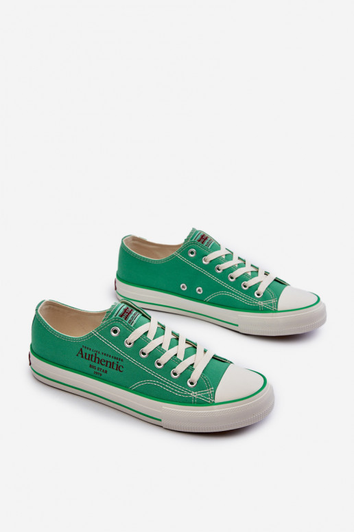 Trampki Męskie Big Star NN174062 Zielone