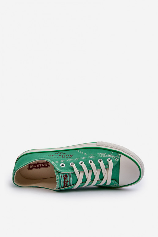 Trampki Męskie Big Star NN174062 Zielone