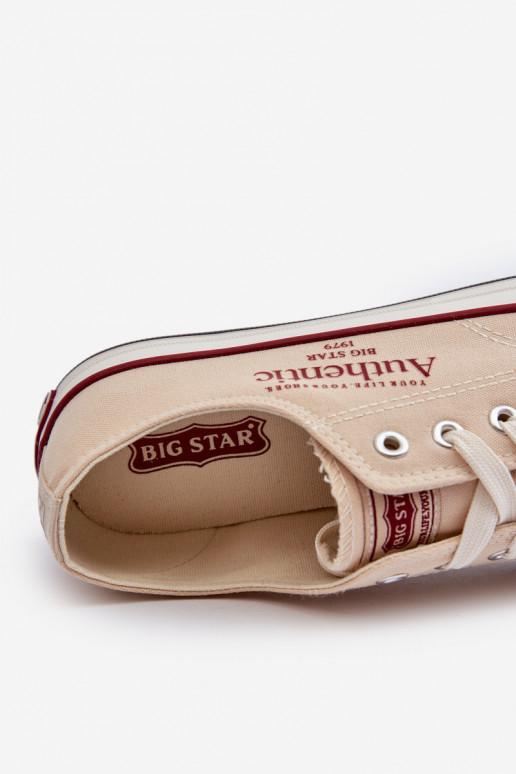 Trampki Męskie Big Star NN174058 Beżowe
