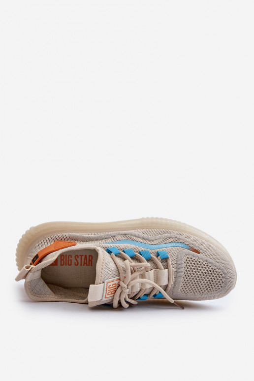 Buty Sportowe Męskie HI-POLY SYSTEM Big Star NN174452 Beżowe