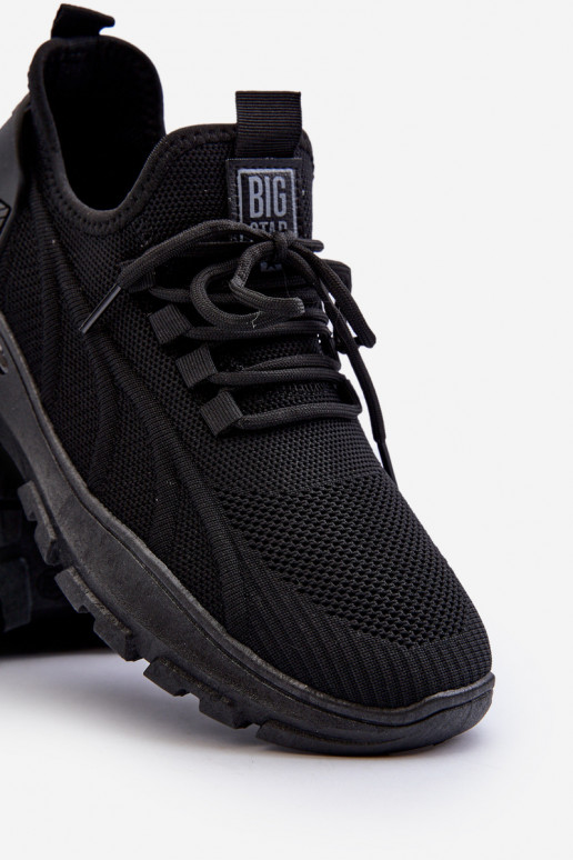 Sneakersy Męskie HI-POLY SYSTEM Big Star NN174467 Czarne