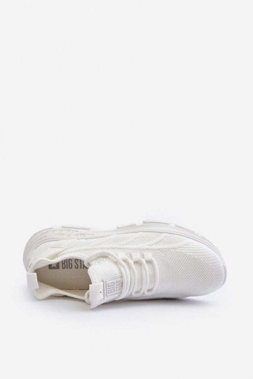 Sneakersy Męskie HI-POLY SYSTEM Big Star NN174468 Białe