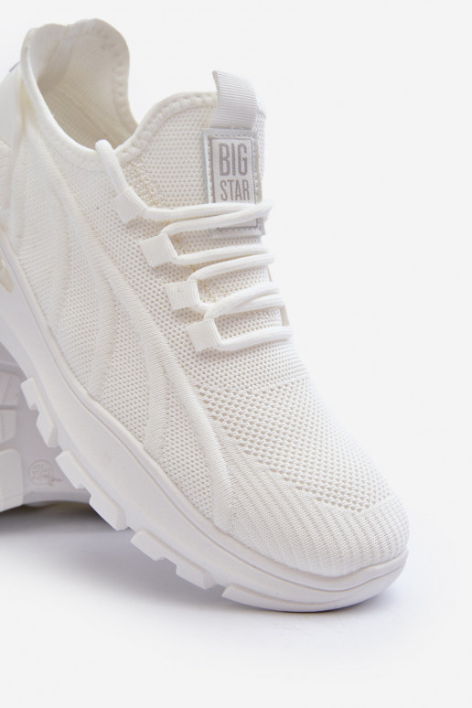 Sneakersy Męskie HI-POLY SYSTEM Big Star NN174468 Białe