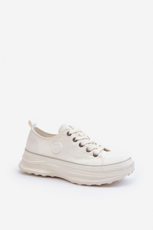 Women's sneakers with chunky sole Big Star NN274126 White