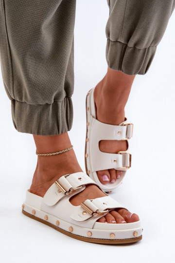 Women's Platform Sandals Big Star NN274081 White