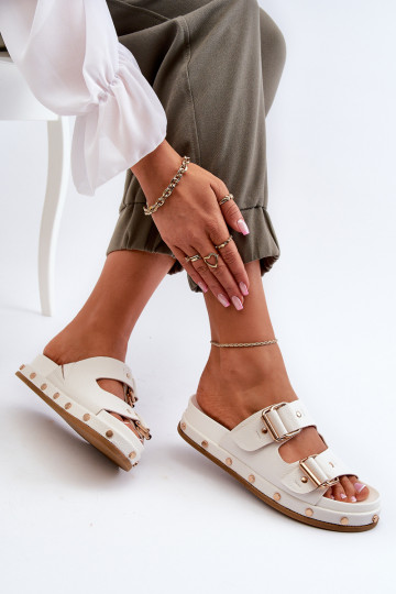 Women's Platform Sandals Big Star NN274081 White 2