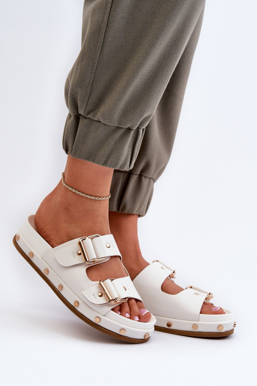 Women's Platform Sandals Big Star NN274081 White