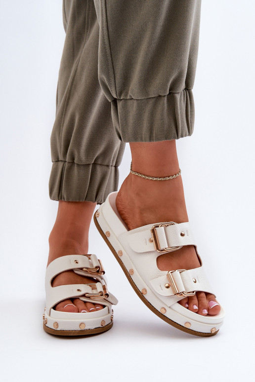 Women's Platform Sandals Big Star NN274081 White