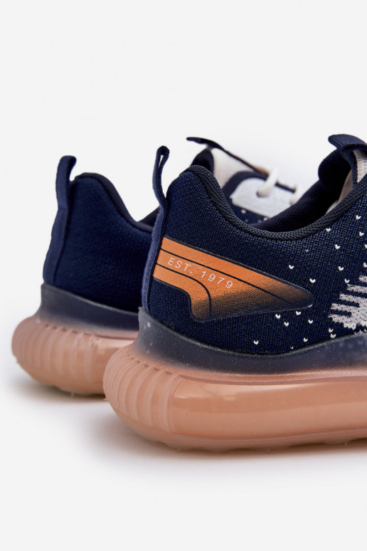 Men's Sports Shoes HI-POLY SYSTEM Big Star NN174474 Navy Blue