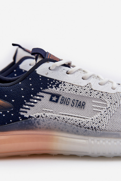 Men's Sports Shoes HI-POLY SYSTEM Big Star NN174474 Navy Blue