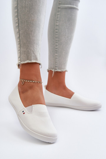 Women's White Slip-On Sneakers Adrancia 2