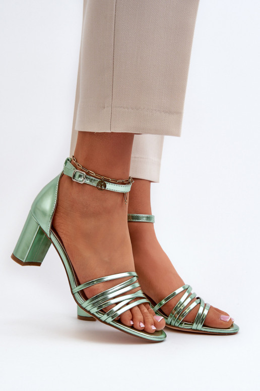 Black Sandals with Straps Enitia