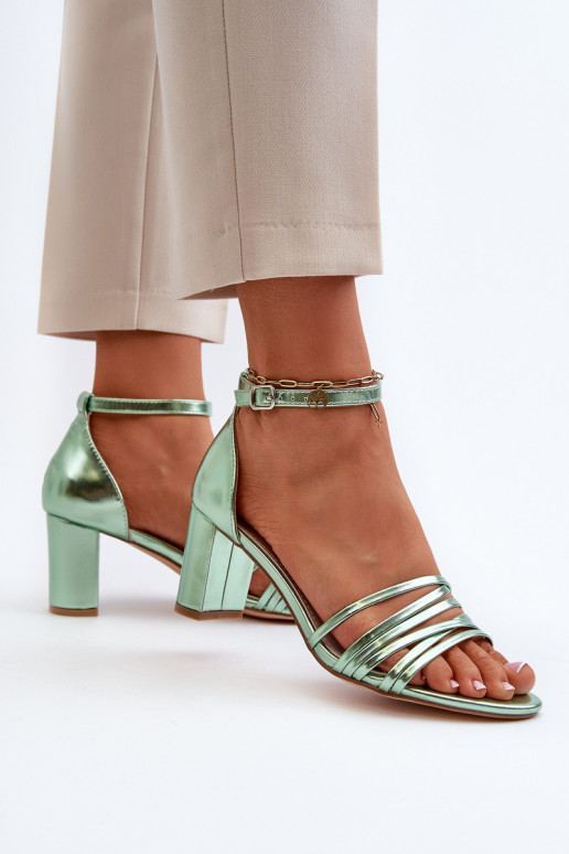 Black Sandals with Straps Enitia