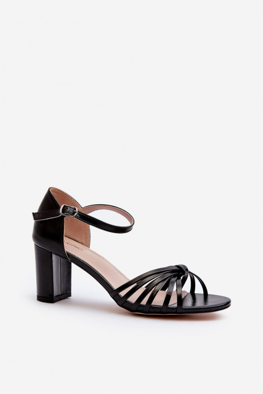 Women's Black Strappy Sandals Pyrrette Women's Black Strappy Sandals Pyrrette