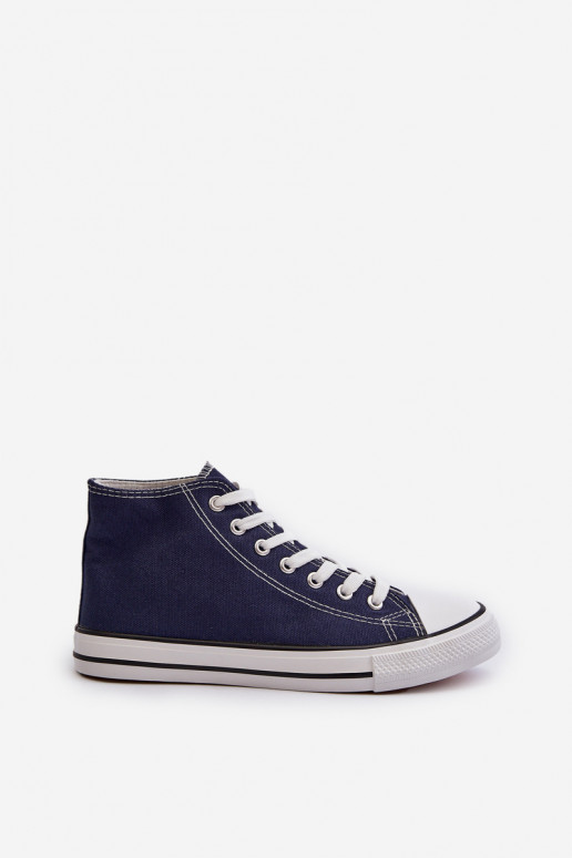 Navy Blue Women's Sneakers Socerio Navy Blue Women's Sneakers Socerio