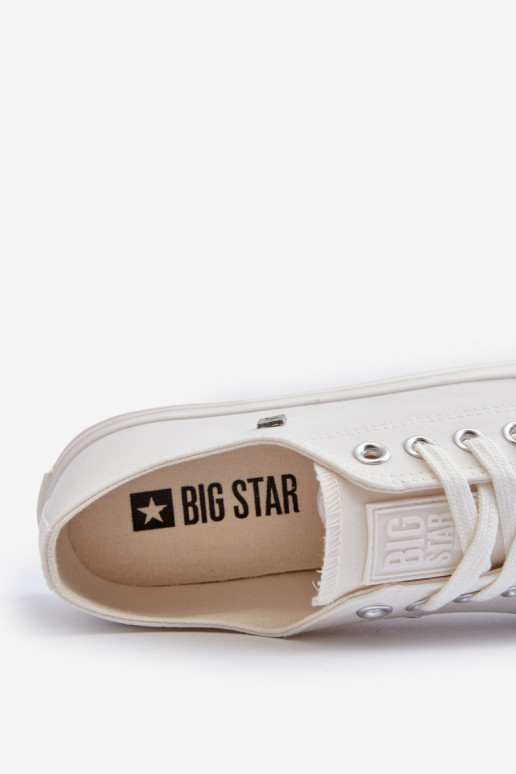 Trampki Męskie Niskie Big Star NN174111 Białe