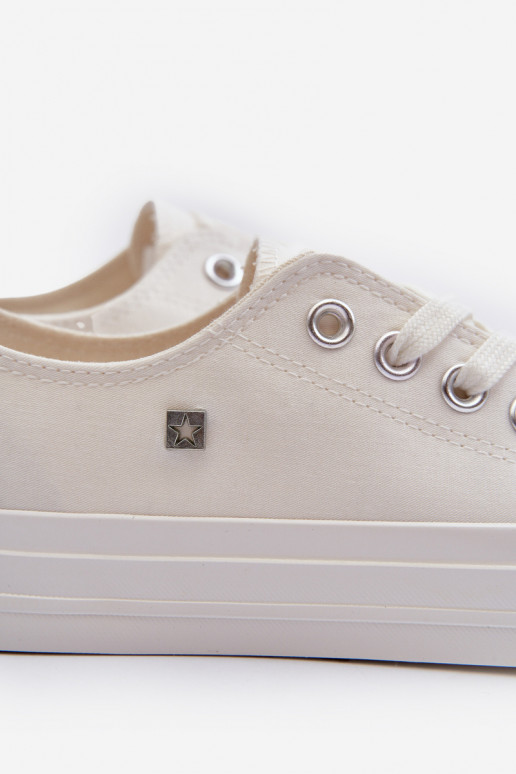 Men's Low Top Sneakers Big Star NN174111 White