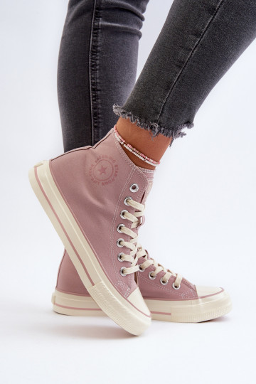 Women's High-Top Sneakers Big Star NN274277 Pink 2