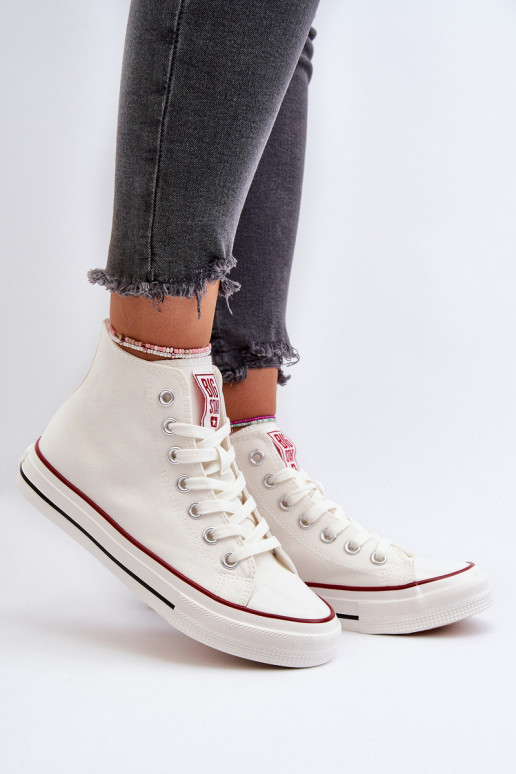 Women's high-top sneakers Big Star NN274276 White