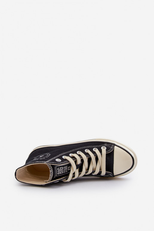 Women's High-Top Sneakers Big Star NN274283 Black