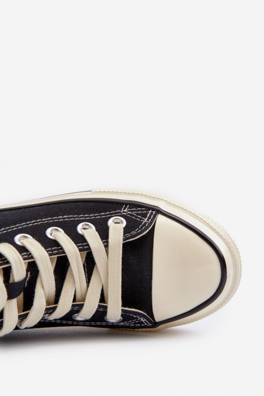 Women's High-Top Sneakers Big Star NN274283 Black