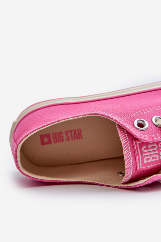 Niskie Trampki Damskie Big Star NN274271 Różowe