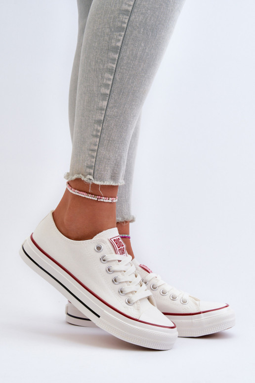 Low Women's Sneakers Big Star NN274274 White Low Women's Sneakers Big Star NN274274 White