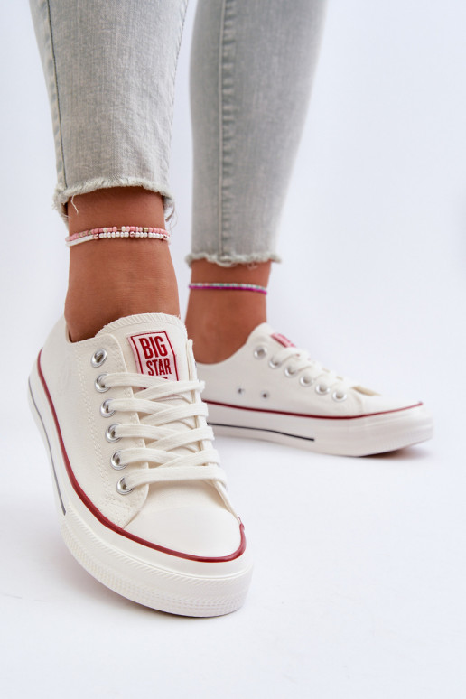 Low Women's Sneakers Big Star NN274274 White Low Women's Sneakers Big Star NN274274 White