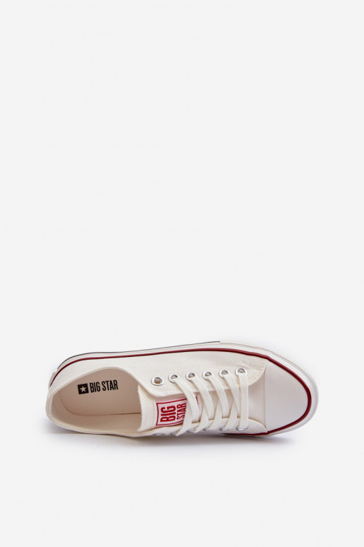 Low Women's Sneakers Big Star NN274274 White Low Women's Sneakers Big Star NN274274 White
