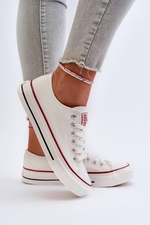 Low Women's Sneakers Big Star NN274274 White Low Women's Sneakers Big Star NN274274 White
