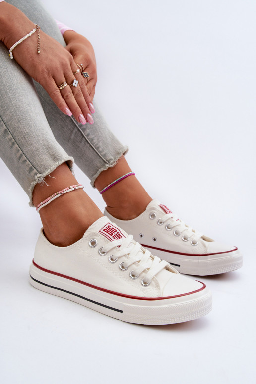 Low Women's Sneakers Big Star NN274274 White Low Women's Sneakers Big Star NN274274 White