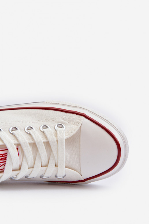Low Women's Sneakers Big Star NN274274 White Low Women's Sneakers Big Star NN274274 White