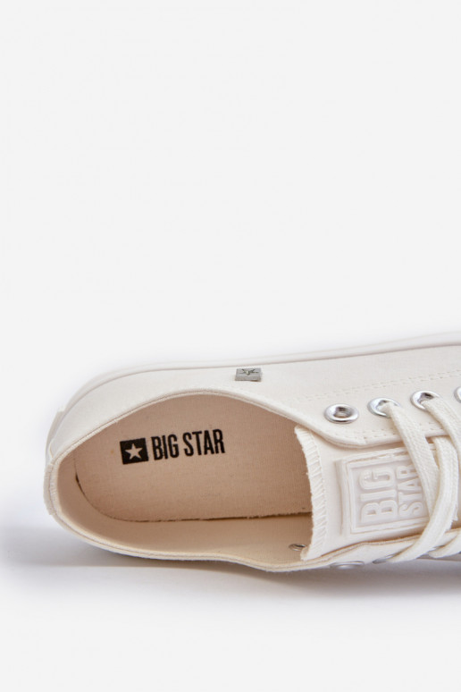 Klasyczne Trampki Damskie Big Star NN274285 Białe