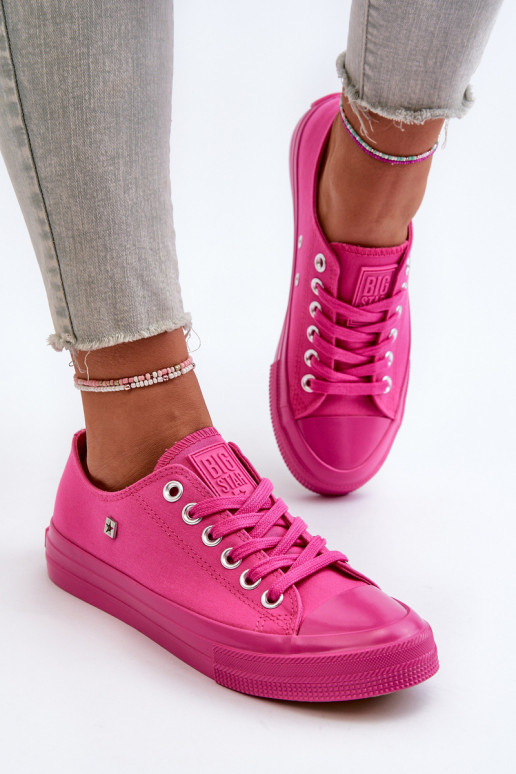 Classic Women's Sneakers Big Star NN274290 Fuchsia
