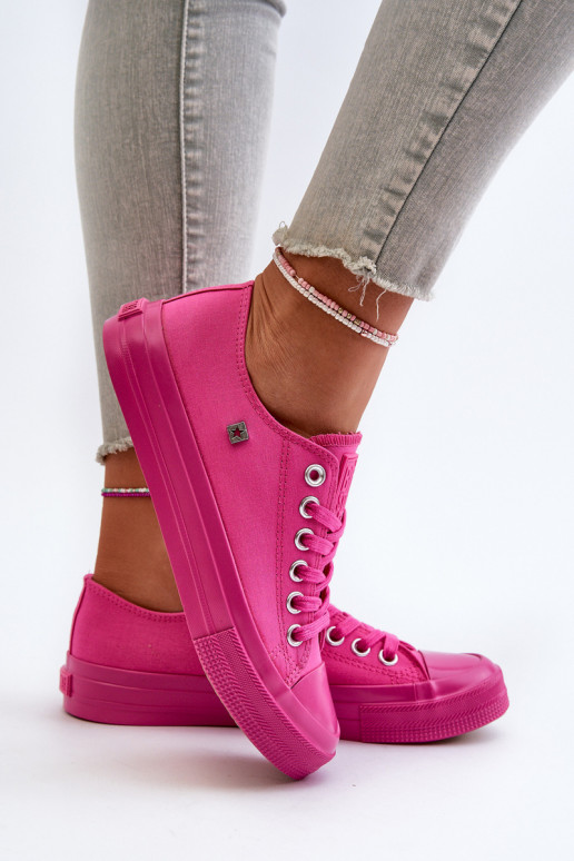 Classic Women's Sneakers Big Star NN274290 Fuchsia