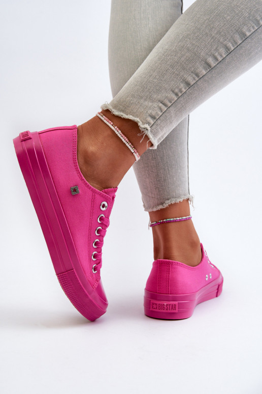 Classic Women's Sneakers Big Star NN274290 Fuchsia